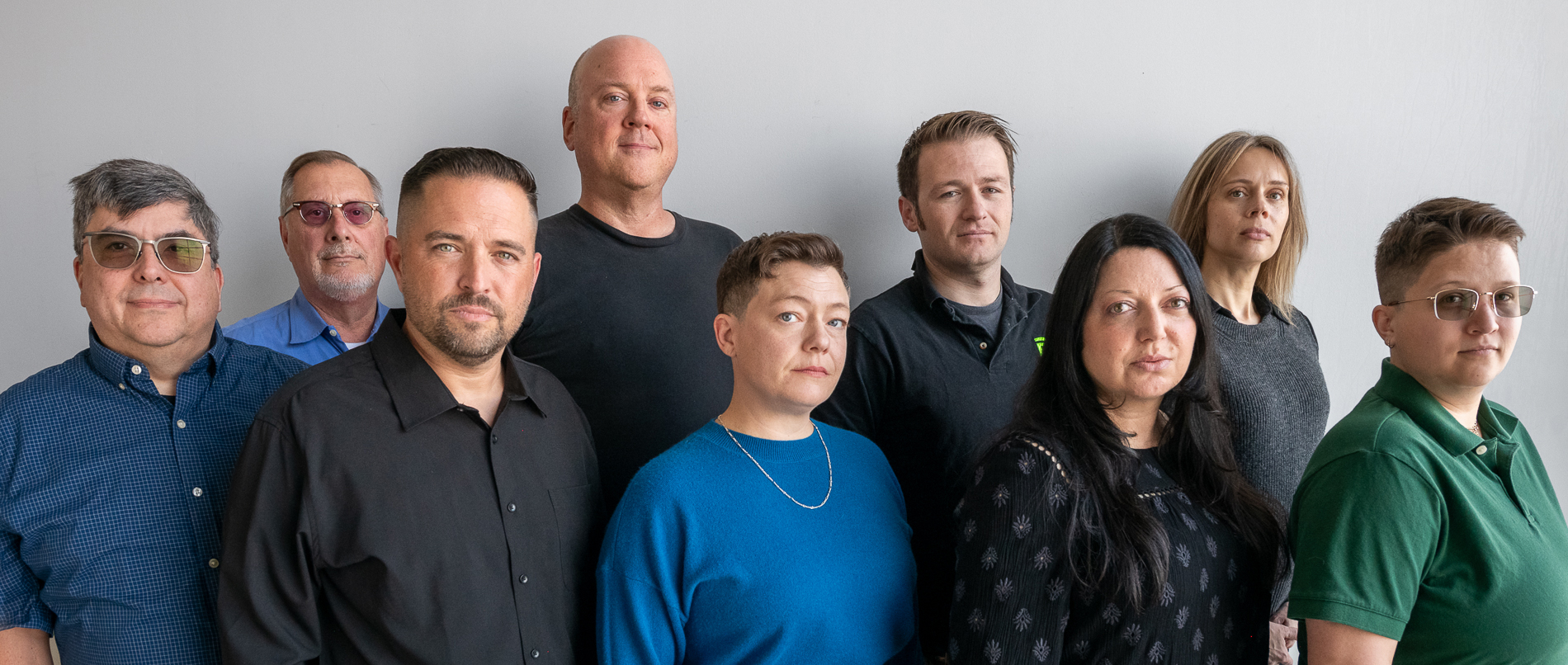 a group portrait of the RightRound team